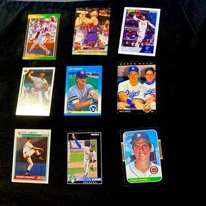 9 baseball/basketball cards